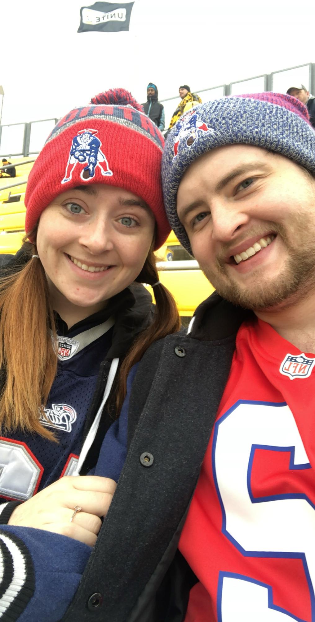 Our first Patriots game
