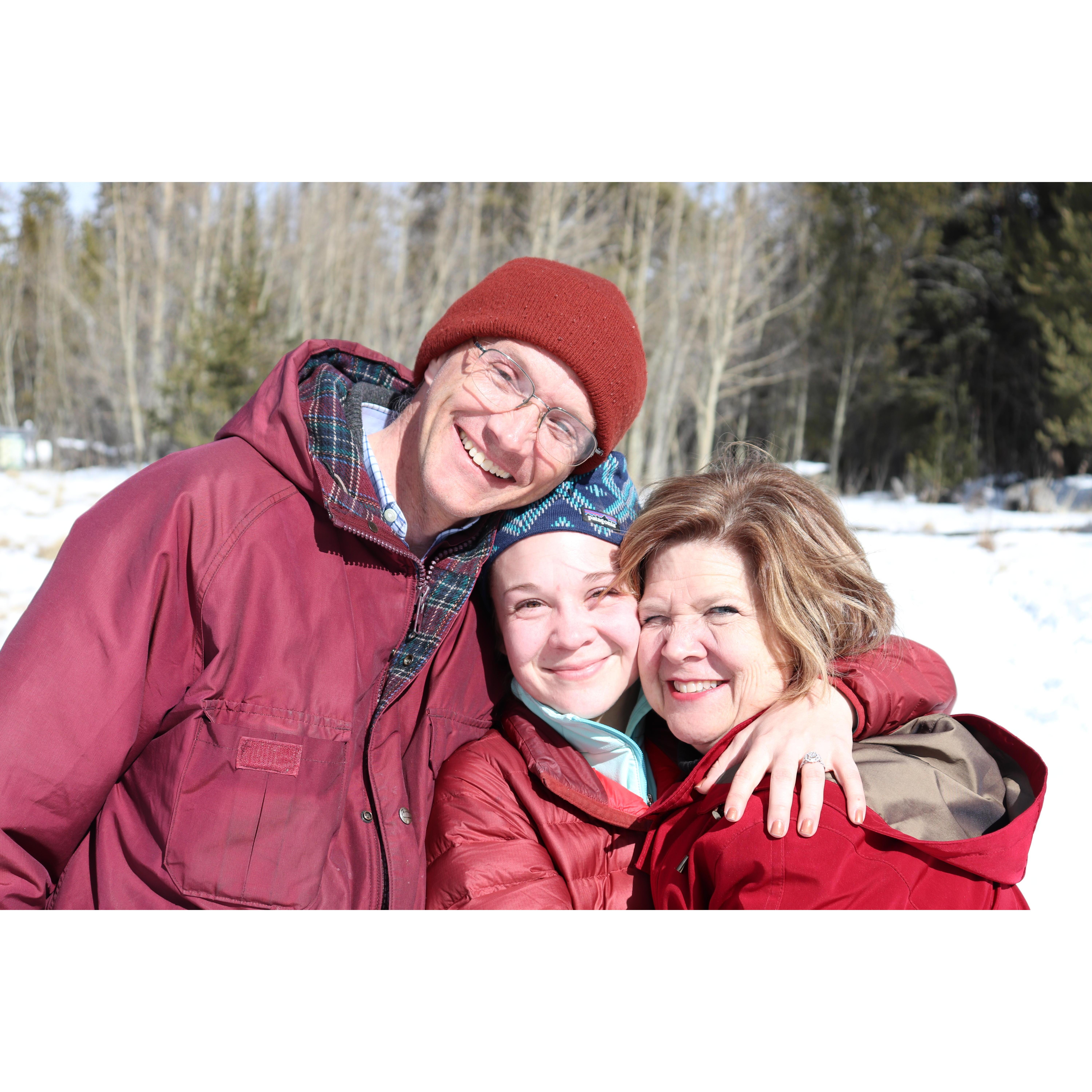 Chad surprised Olivia with her parents at the engagement!!!