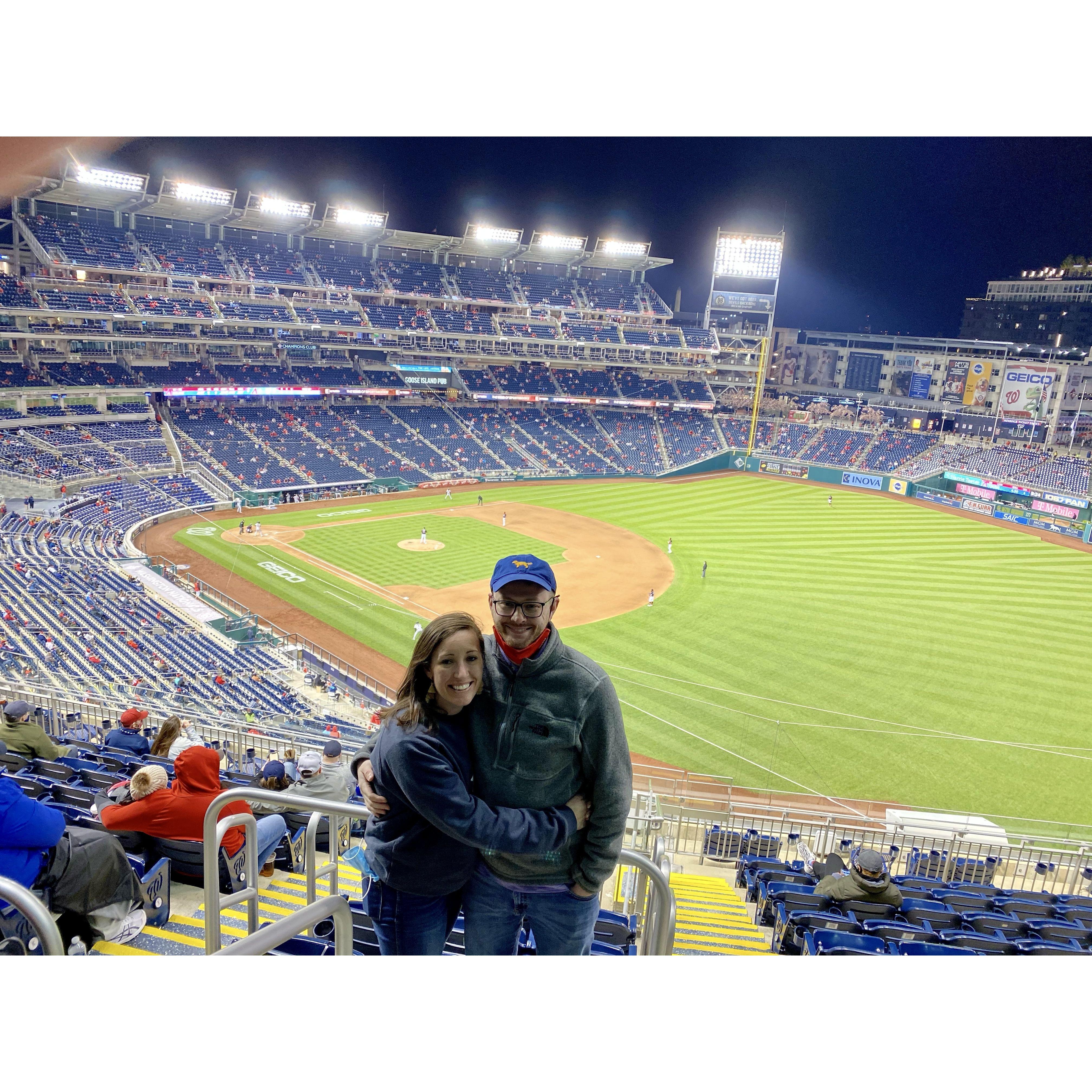 Visiting Nats Park in Washington, DC- April 2021