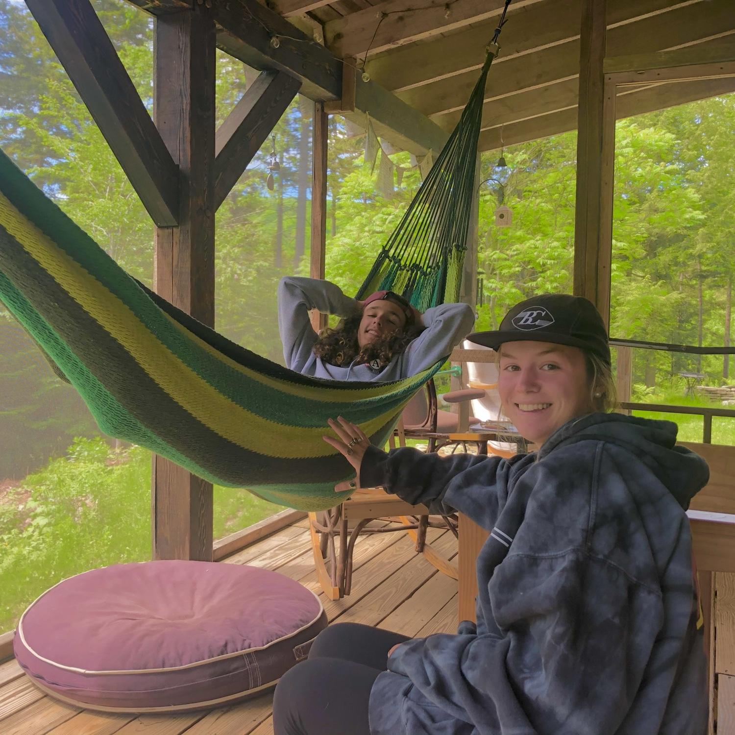 Camping with Birgit and Nick!