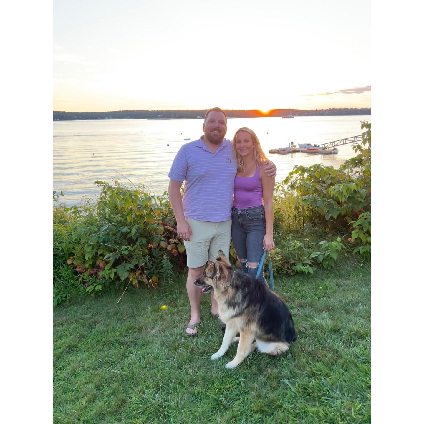 Our first trip together at Spruce Point Inn