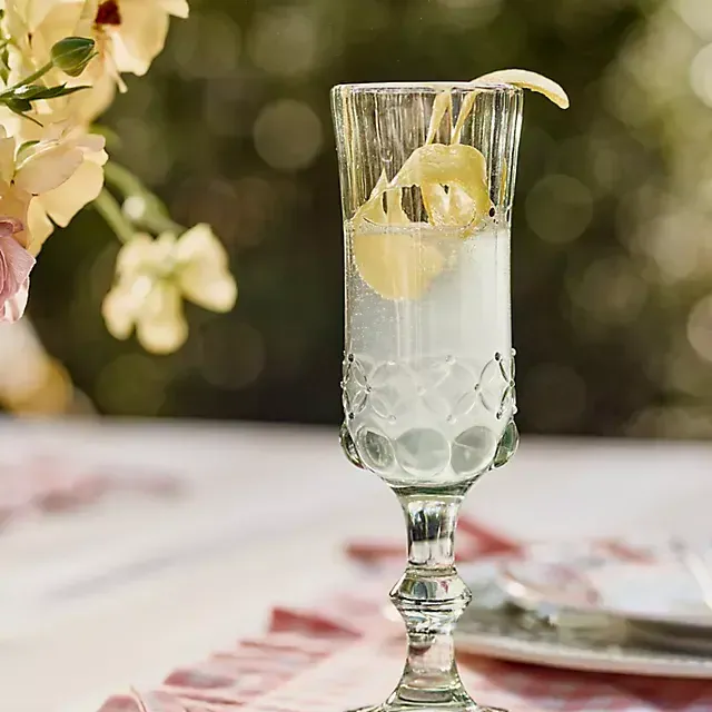 Savannah Flute Glasses, Set of 4
