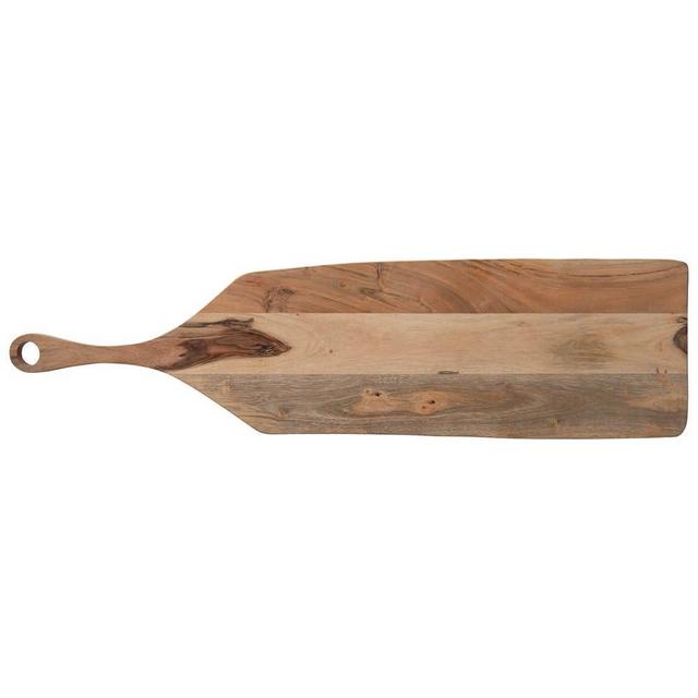 BOARD CUTTING SERVING RECTANGLE ACACIA WOOD WITH HANDLE 32 INCH