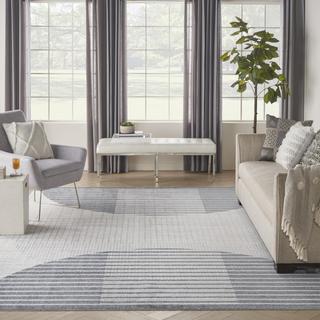 Astra Washable Semi Circle Pattern Area Rug