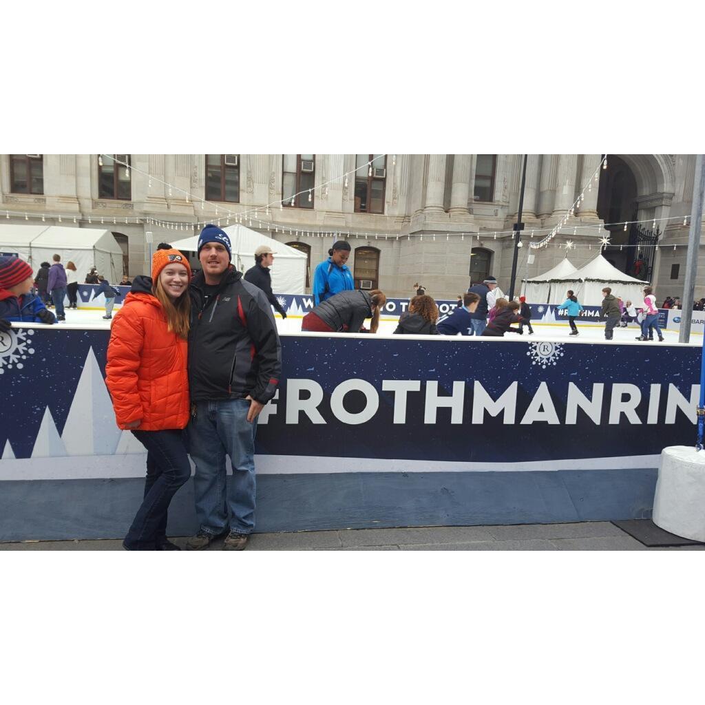1st time iceskating in Philly