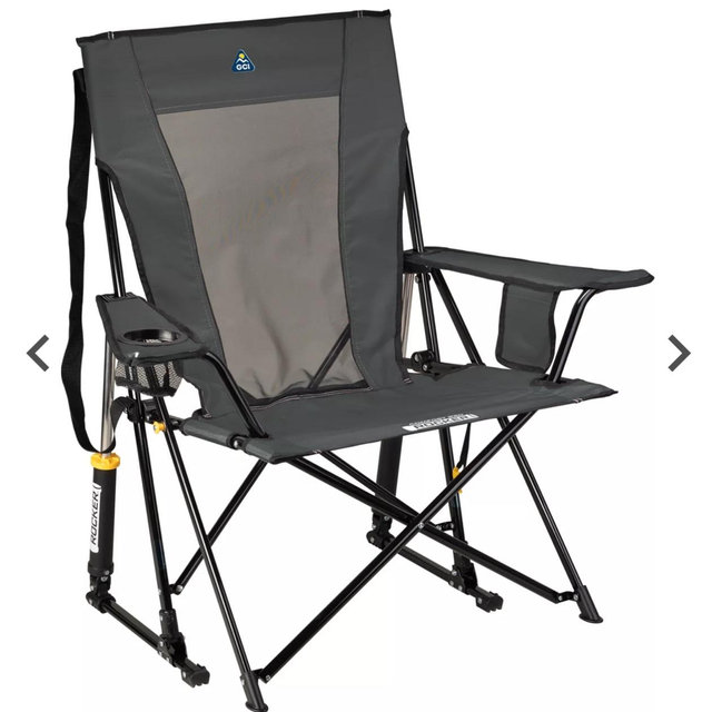 GCI Outdoor Comfort Pro Rocker Chair - pewter/black