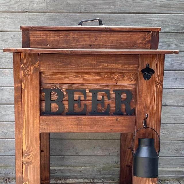 Handmade Patio/Porch Beverage Cooler