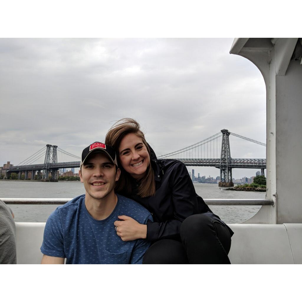 September 8, 2018: If they aren't in Utah or Colorado you will probably find Joel and Madison adventuring around their third home, New York, NY!