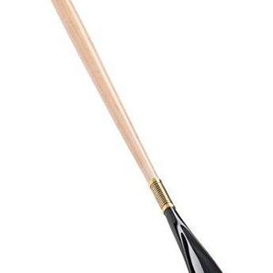 25" Long Shoe Horn - MADE IN THE USA - Flexible Spring - Solid Wood Handle - Hanger Cap - 25 Inch Length