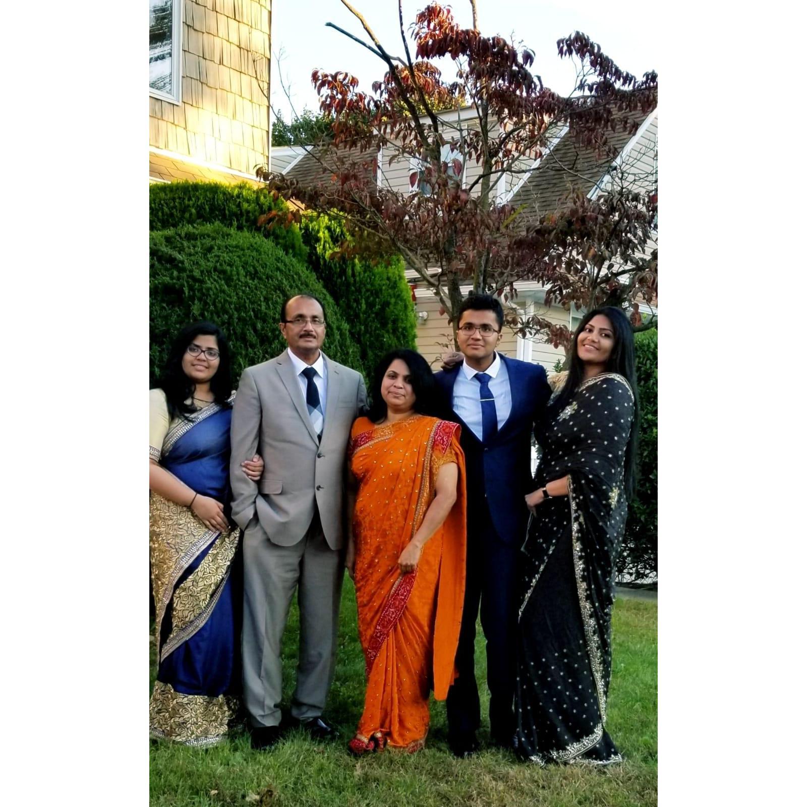 Tinu's uncle and family