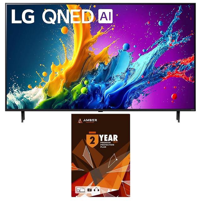 LG 43QNED80TUC 43 Inch QNED 4K Ultra HD Smart TV with HDR10 Pro and 2 Year Amber Protection Plan (2024)