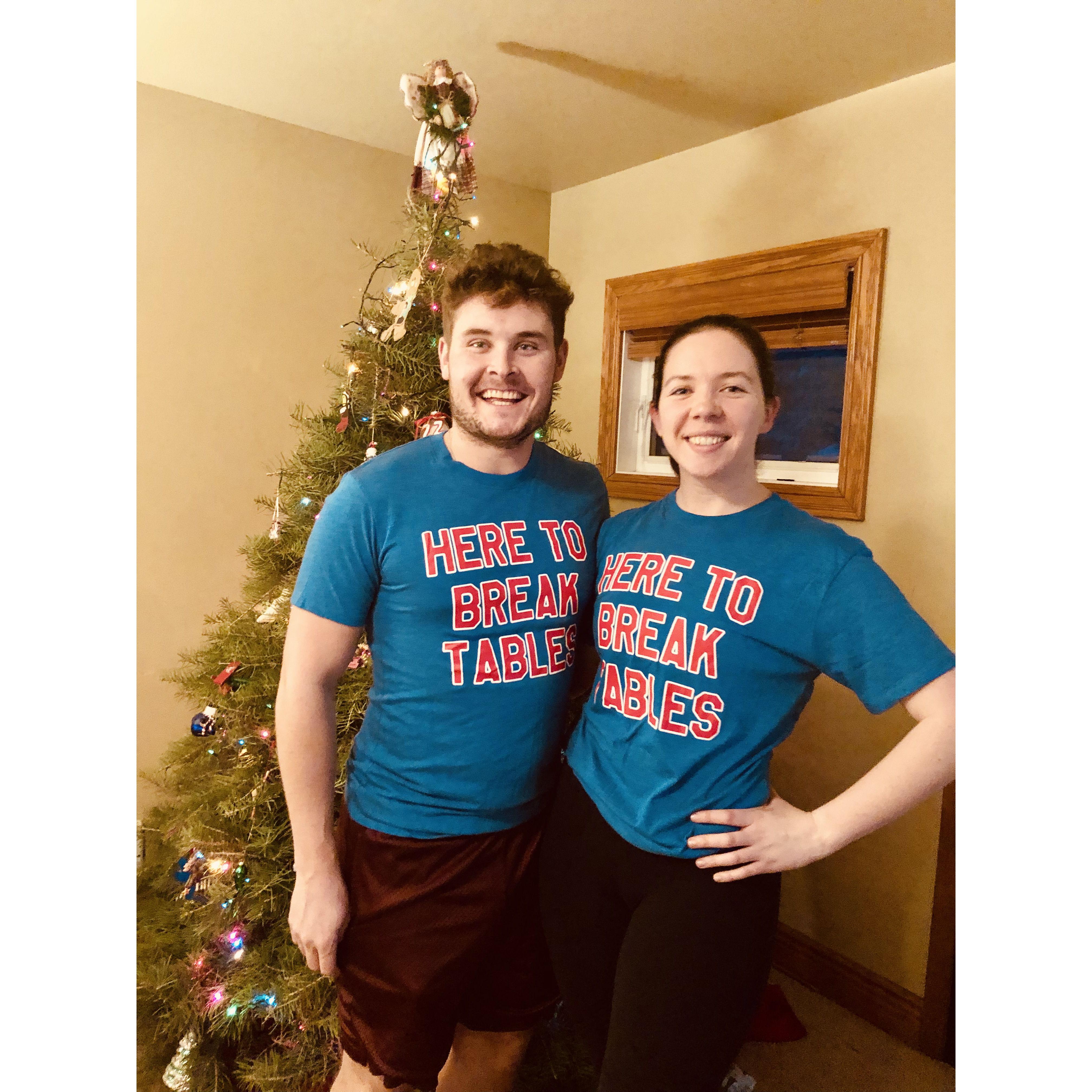 Our first Christmas Eve together...snowed in for the Buffalo Blizzard of 2022!