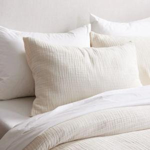 Quince Organic Airy Gauze King Duvet Cover Set | Quince in Undyed