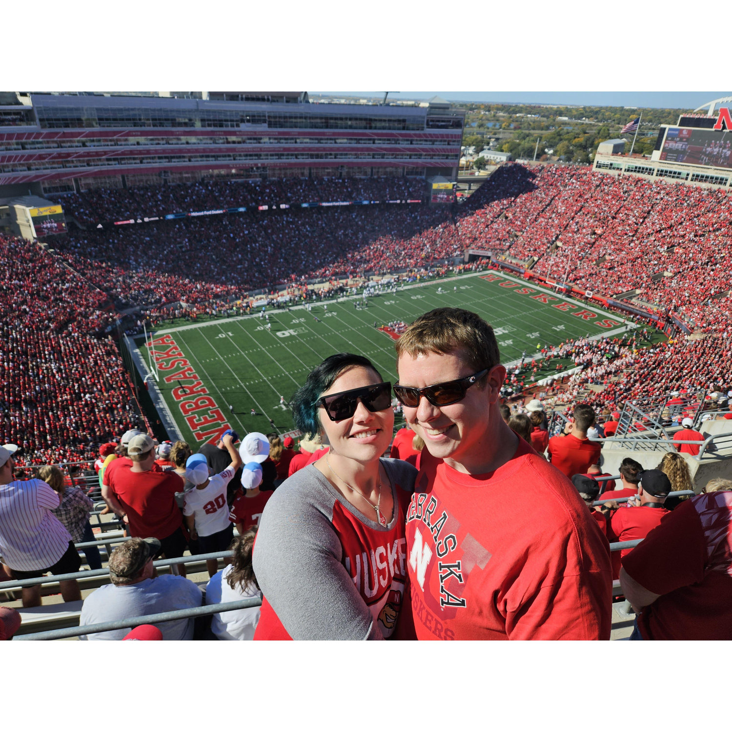 First Huskers game together: October 21, 2023