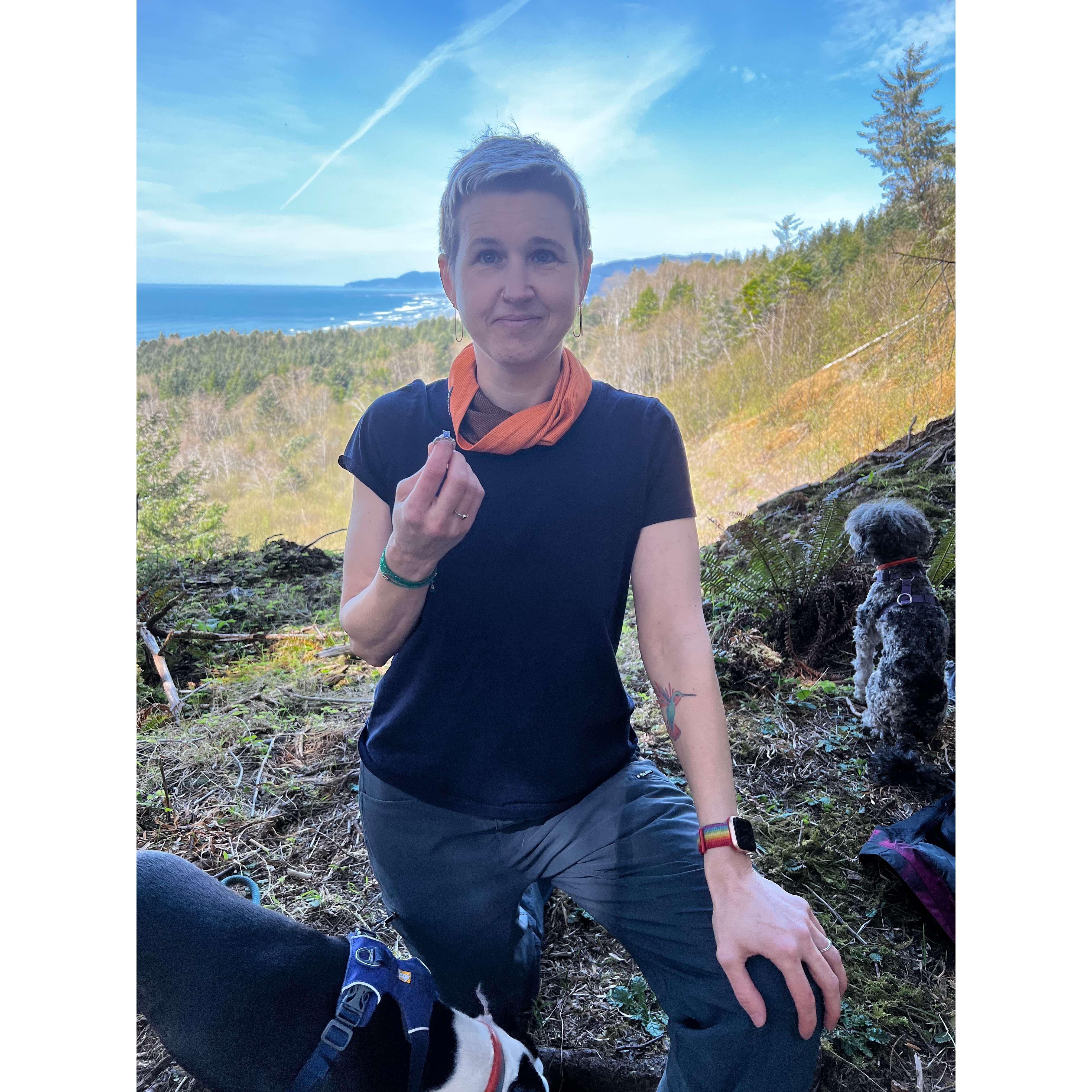 Well obviously she said yes.