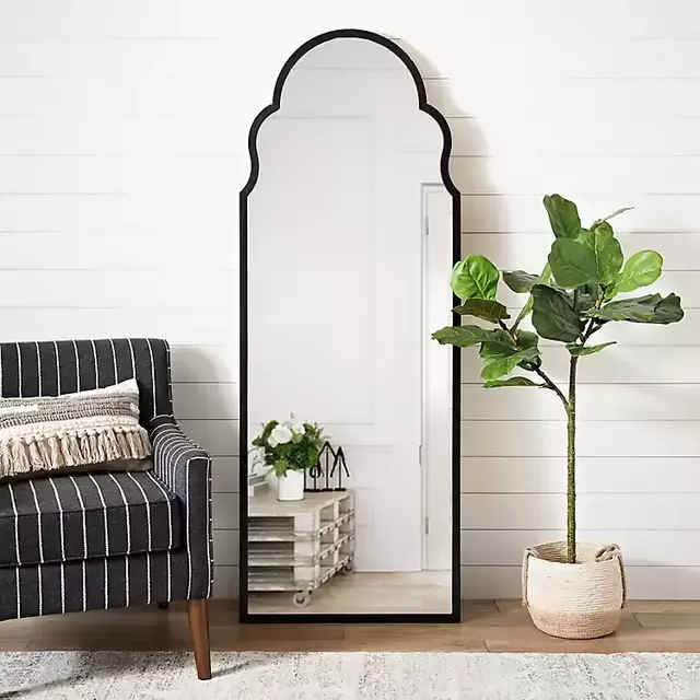 Maria Metal Black Arch Full Length Mirror