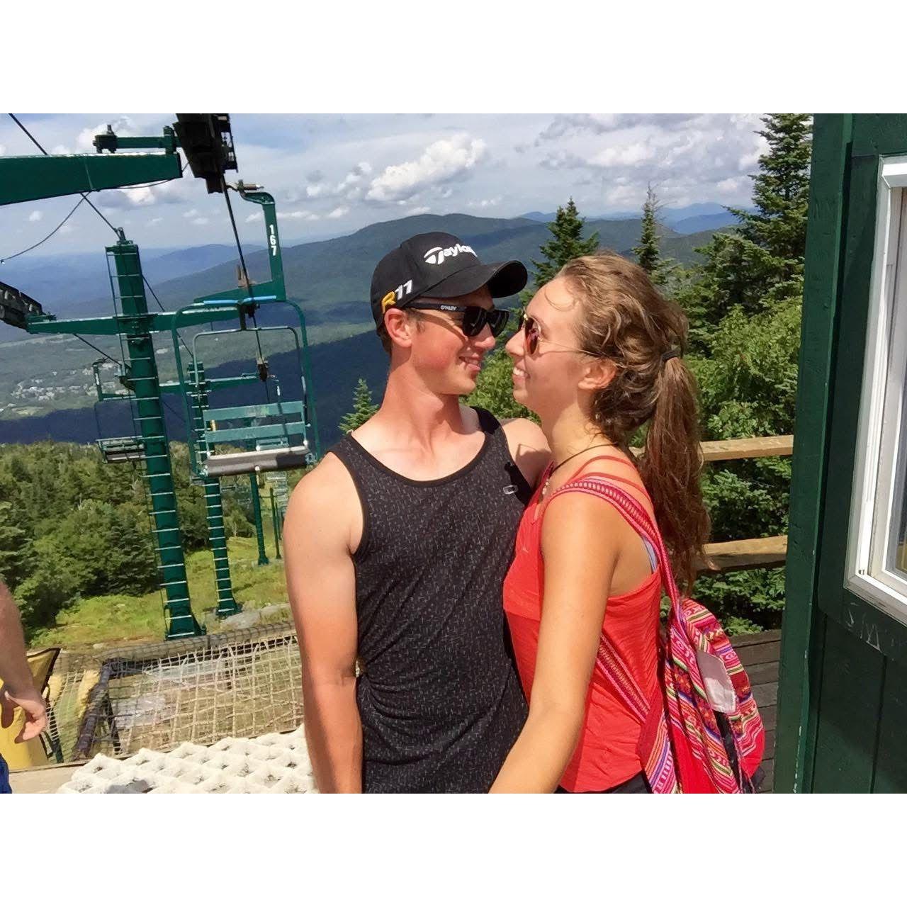 Carly's first trip to Vermont (Stowe, 2015)