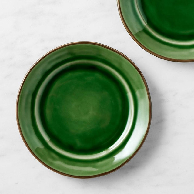 Provençal Salad Plates, Set of 8, Green