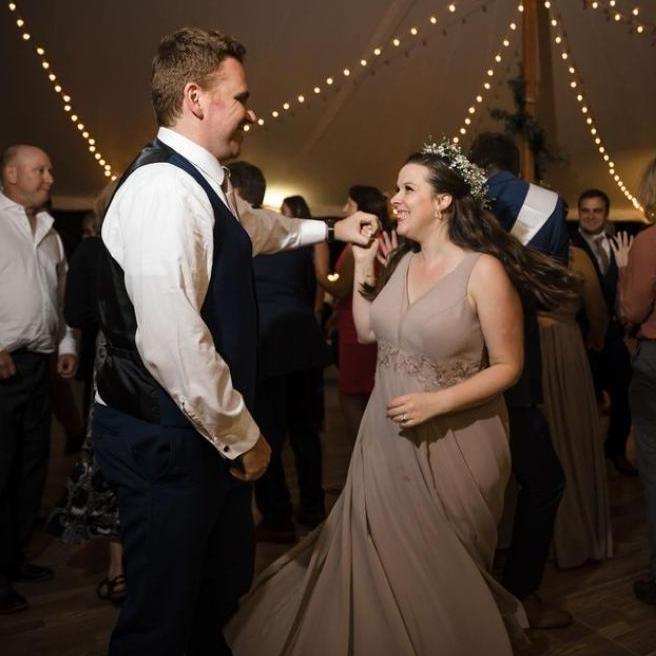 Dancing the night away at Ryan and Renee's wedding!