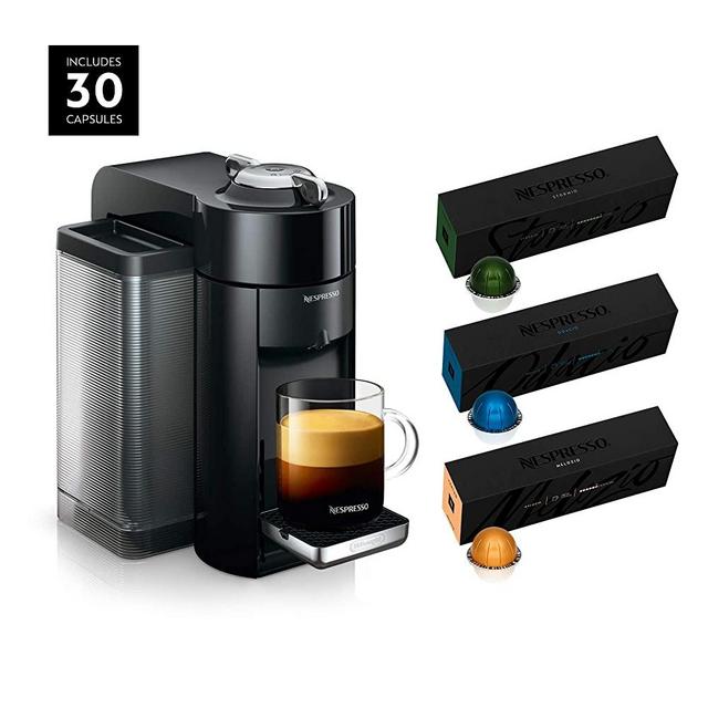 Nespresso Vertuo Coffee and Espresso Machine by De'Longhi with BEST SELLING COFFEES INCLUDED