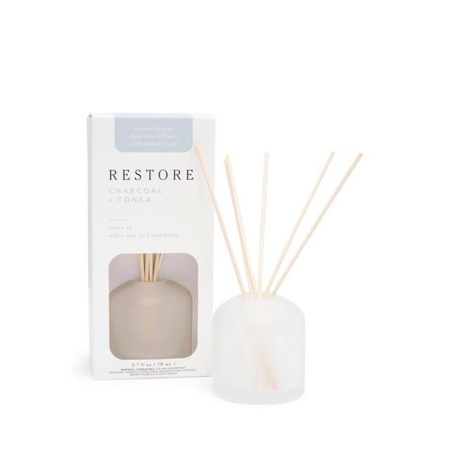 Charcoal + Tonka Scented 2.7 oz. Mini Reed Diffuser