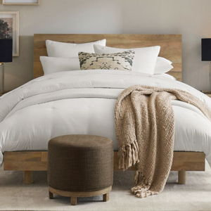 Dream Brushed Cotton Sateen Comforter - White, Standard, Set of 2