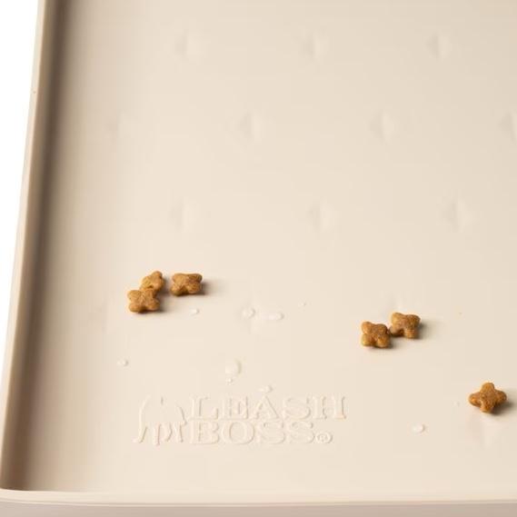 Dog Food Mat, Beige, X-Large