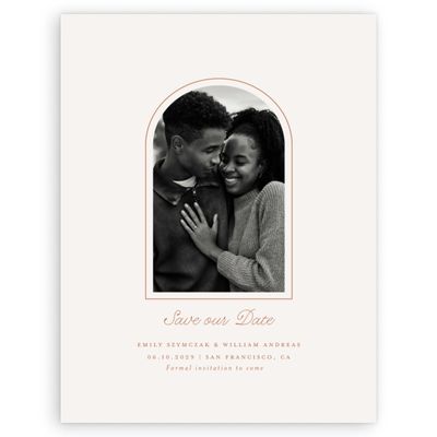 Tuscany, Orange Wedding Digital Save the Date - Vianne Photo