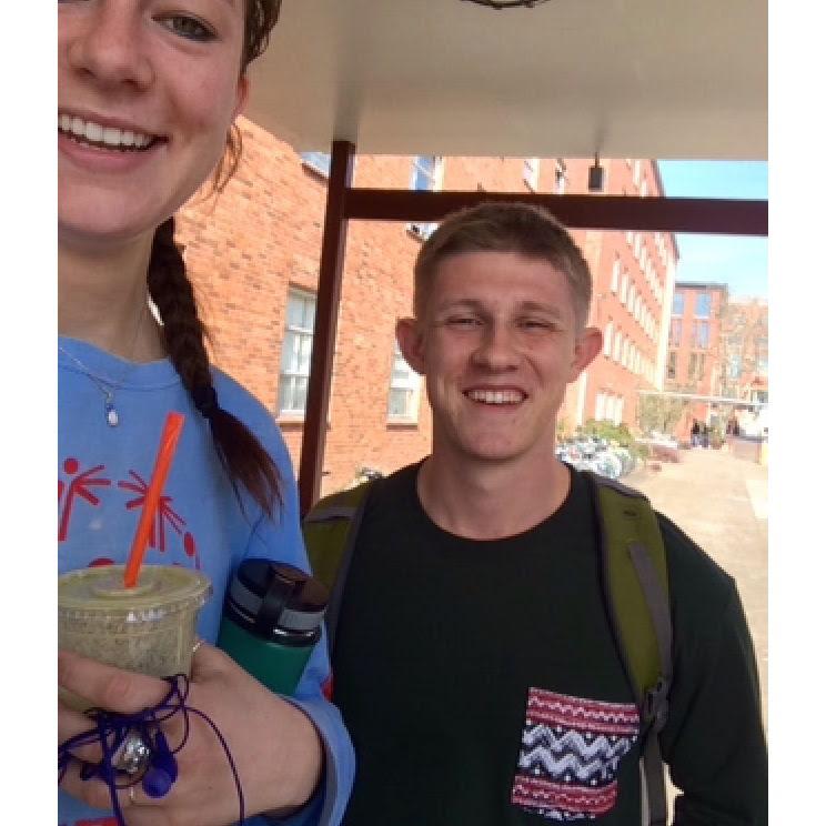Our first photo together!