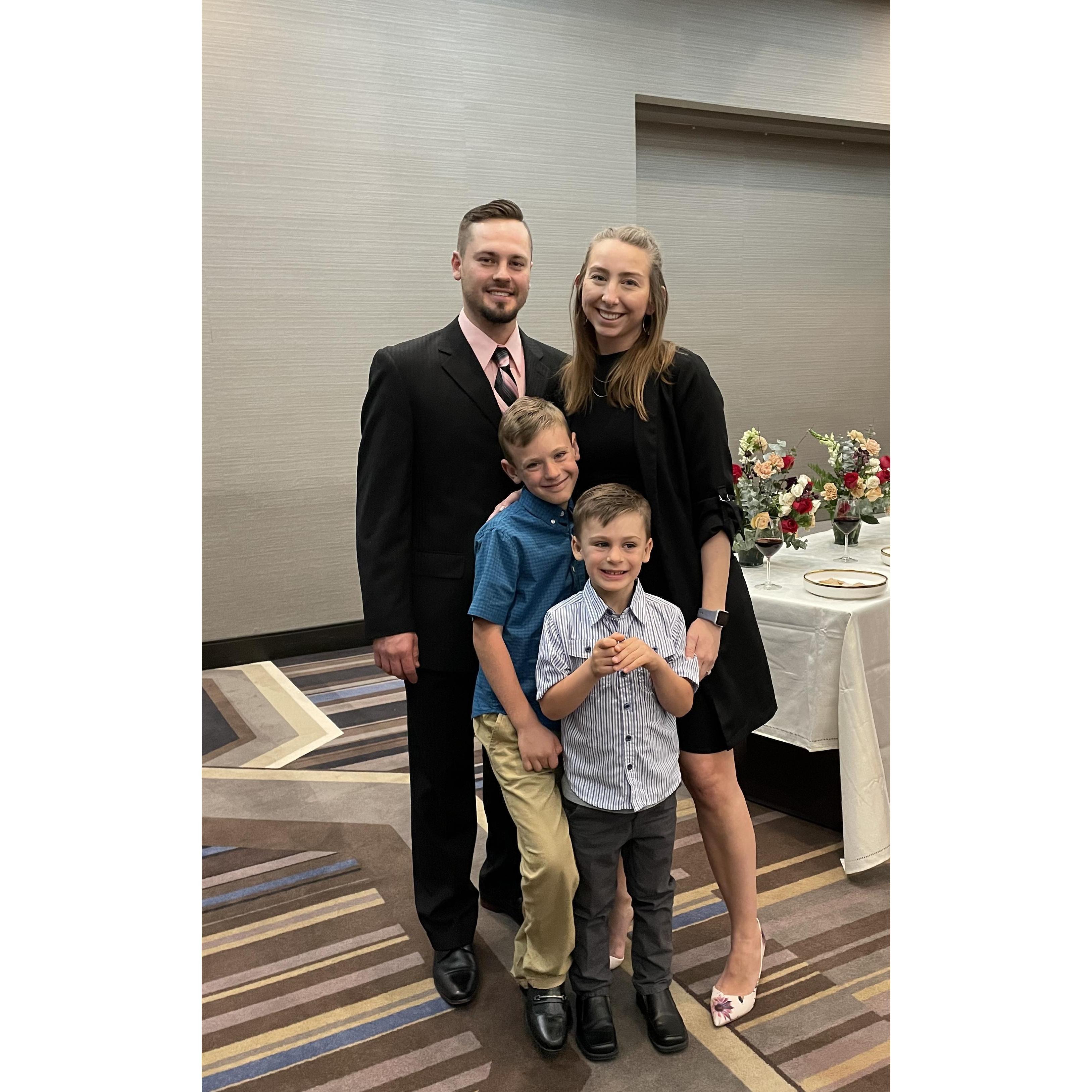 Nephews, Noah and Elon, 2022