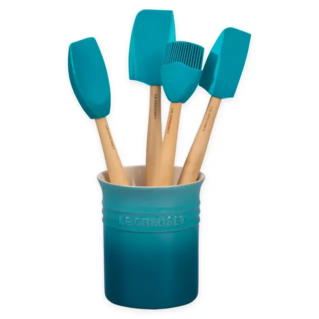 Le Creuset® Craft Series 5-Piece Silicone Utensil Set in Caribbean