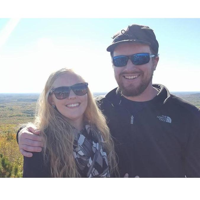 On top of Rib Mountain for the beautiful fall colors!