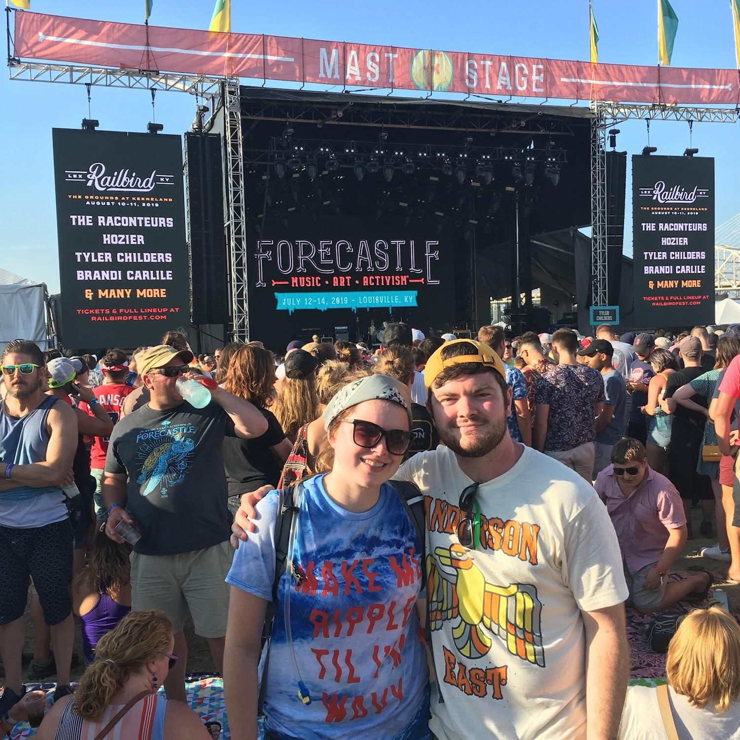 A hot day at Forecastle