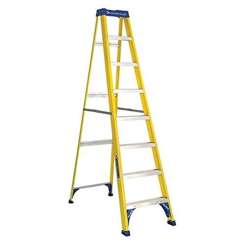 Louisville 8 ft Fiberglass 250 lb Capacity Stepladder I