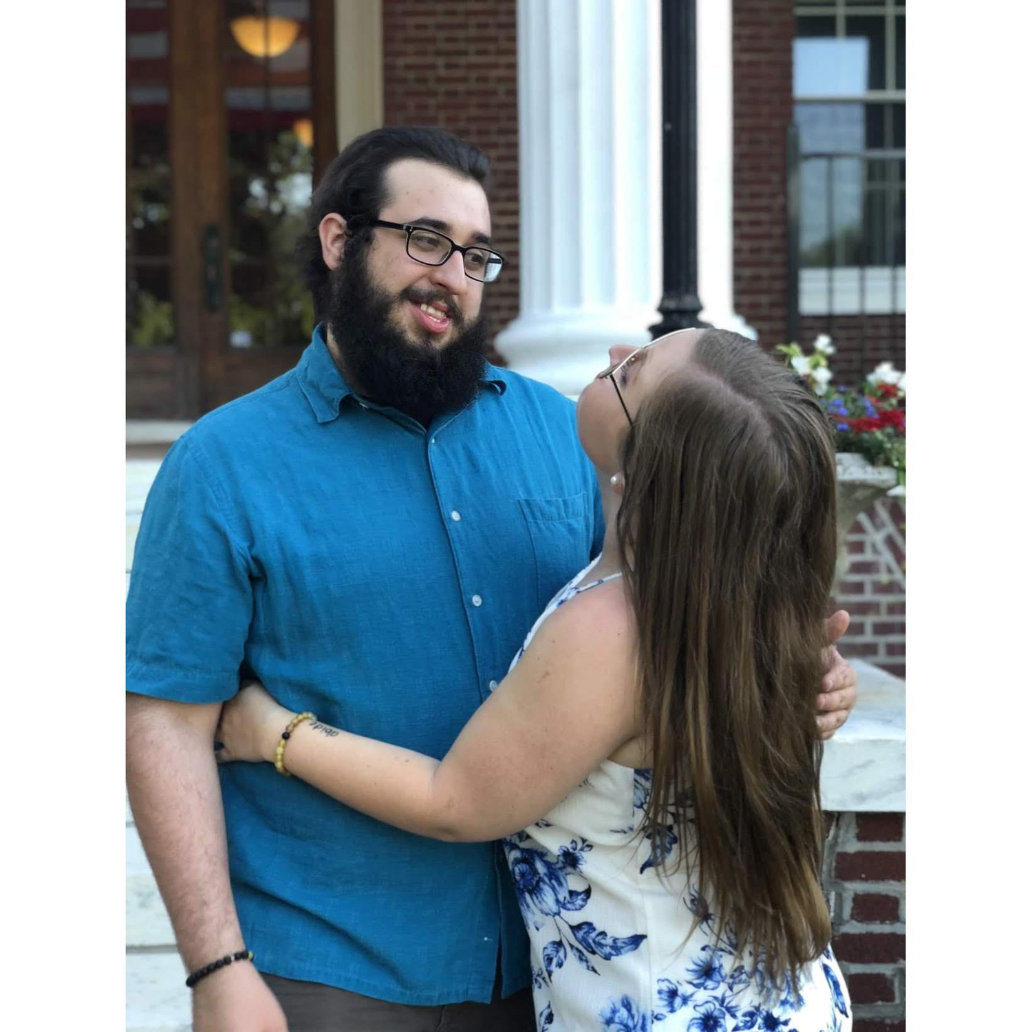 Our first wedding together, and the first time Victoria ever visited Theo's hometown in CT!