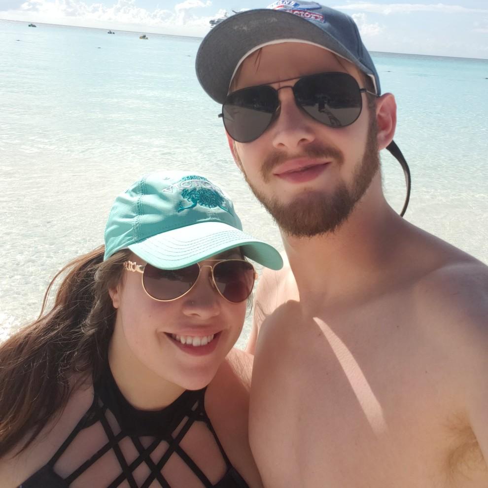 Relaxing in the Bahamas