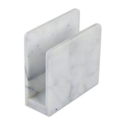 Artisanal Kitchen Supply® Marble Napkin Holder in White