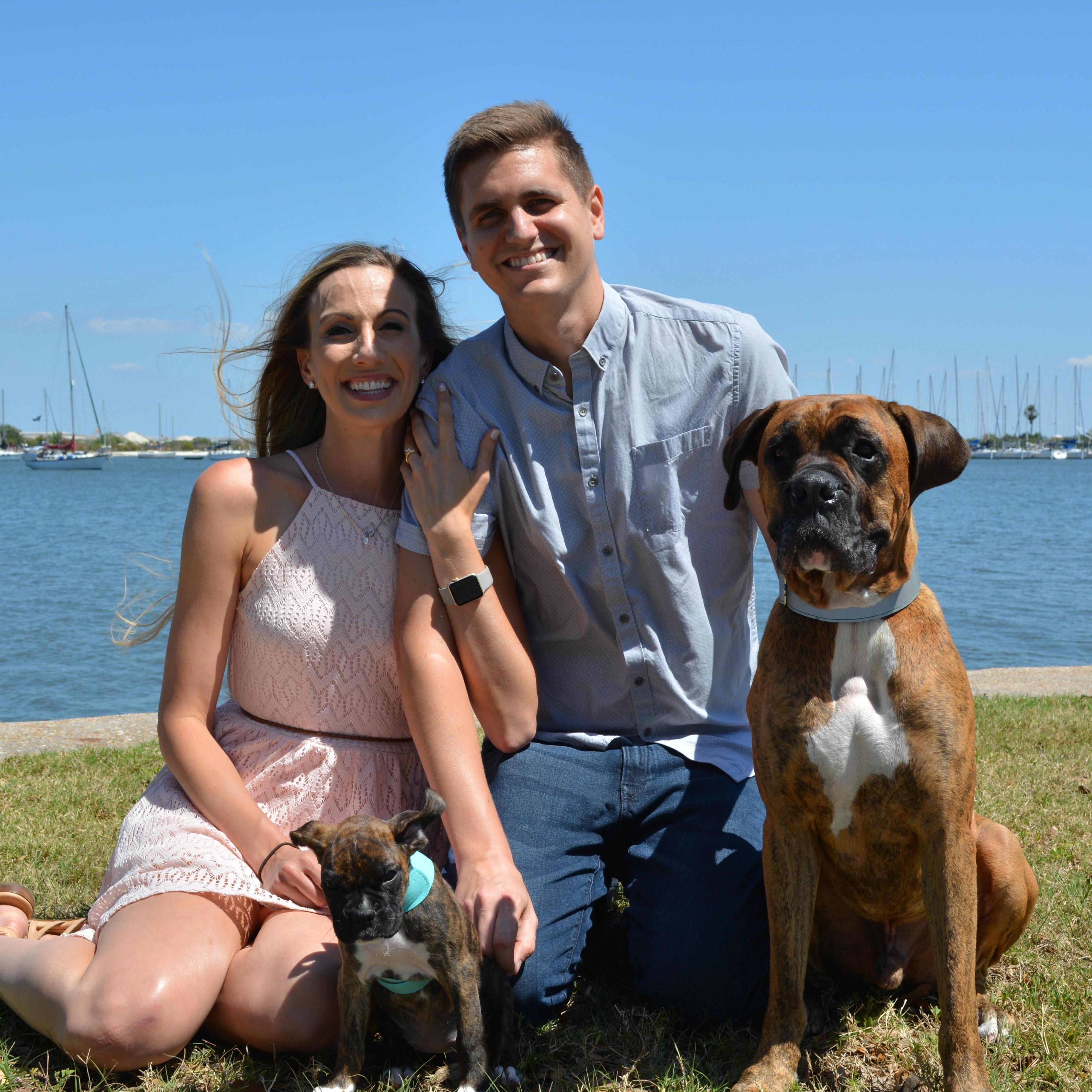 The day we got engaged!