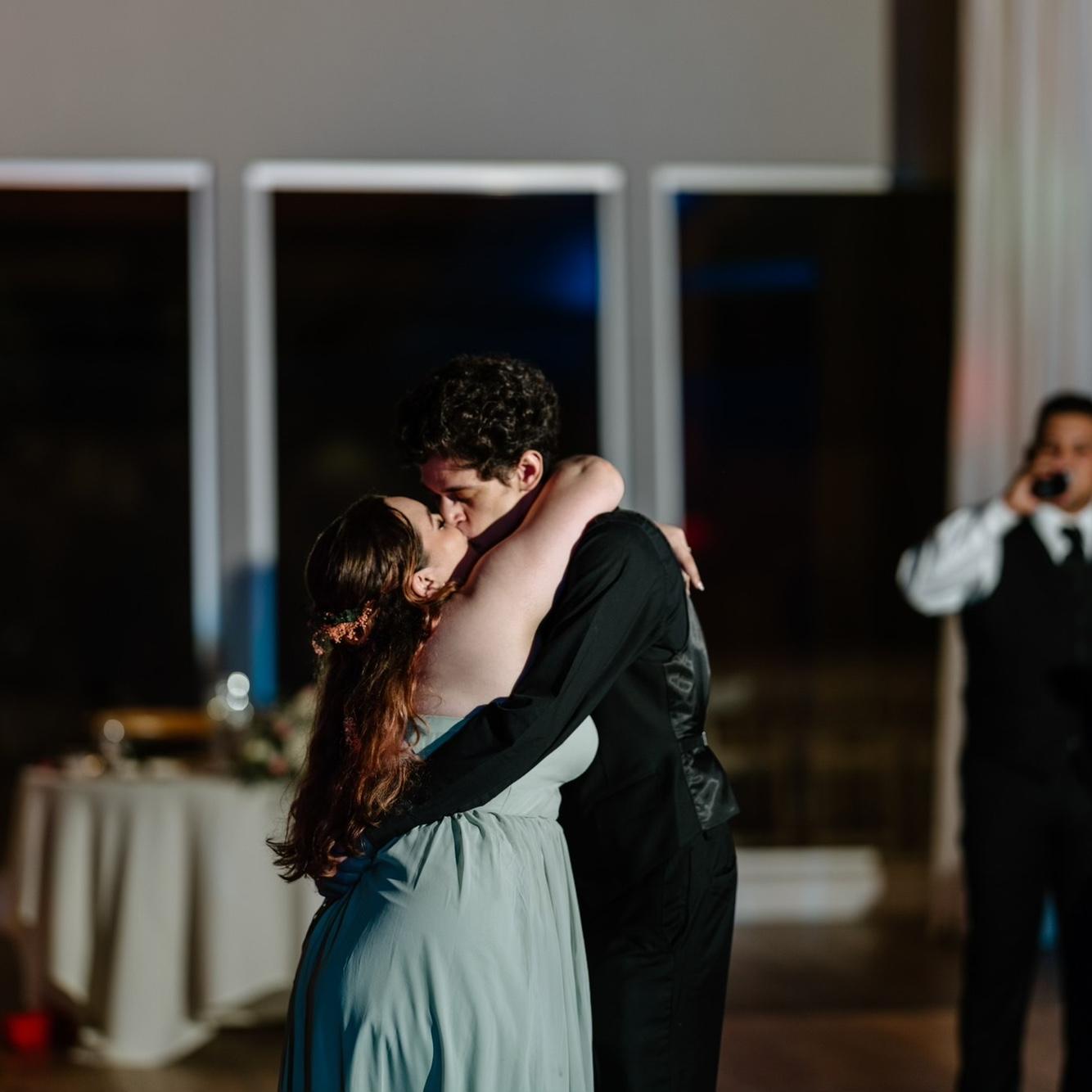 dancing at friend’s wedding, august 2022