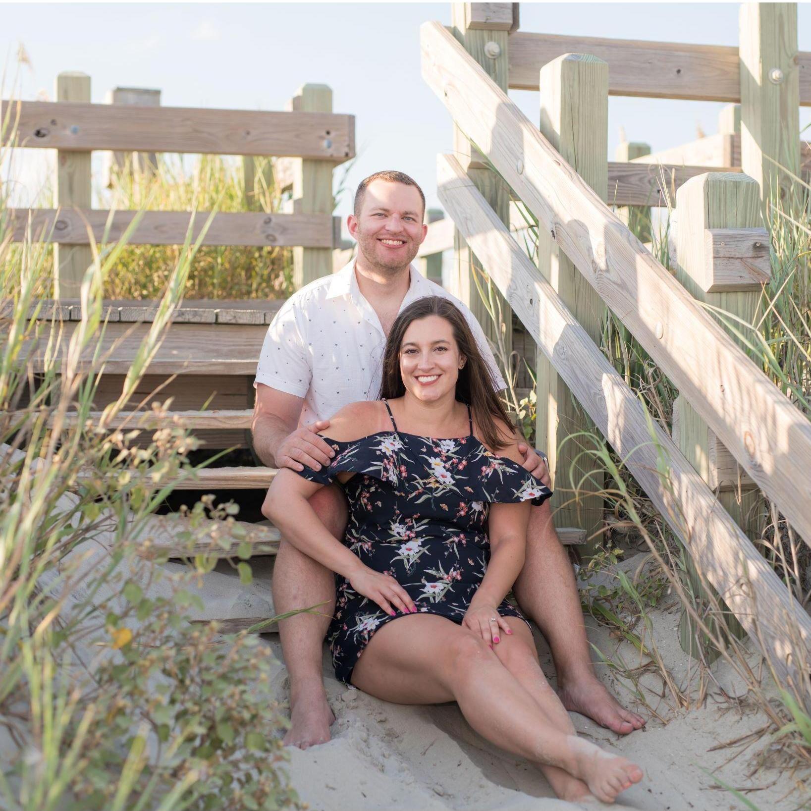 Beach photo session courtesy of Evan's mom!