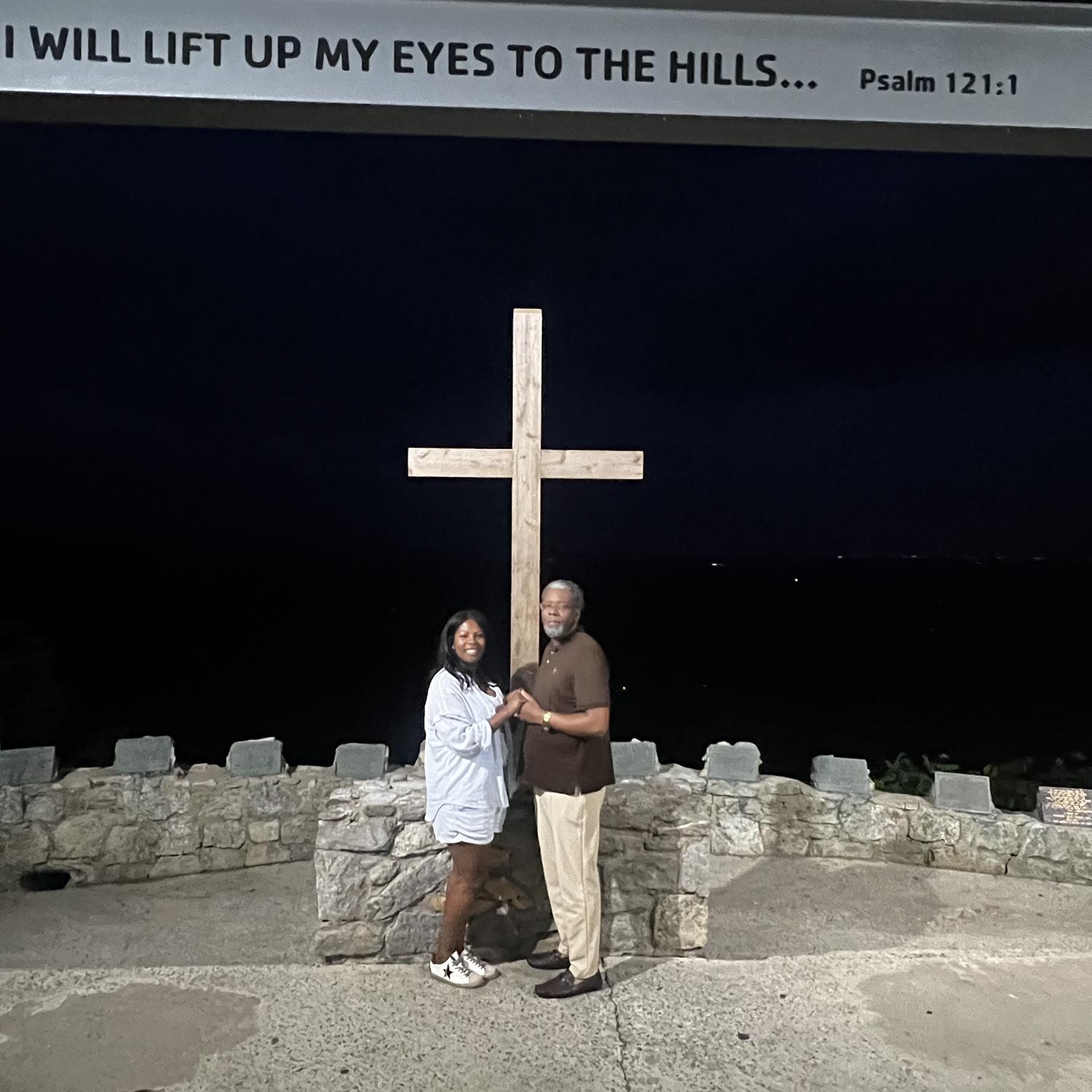 Visit to a chapel on the edge of a mountain called, "Pretty Place," in Cleveland, South Carolina.