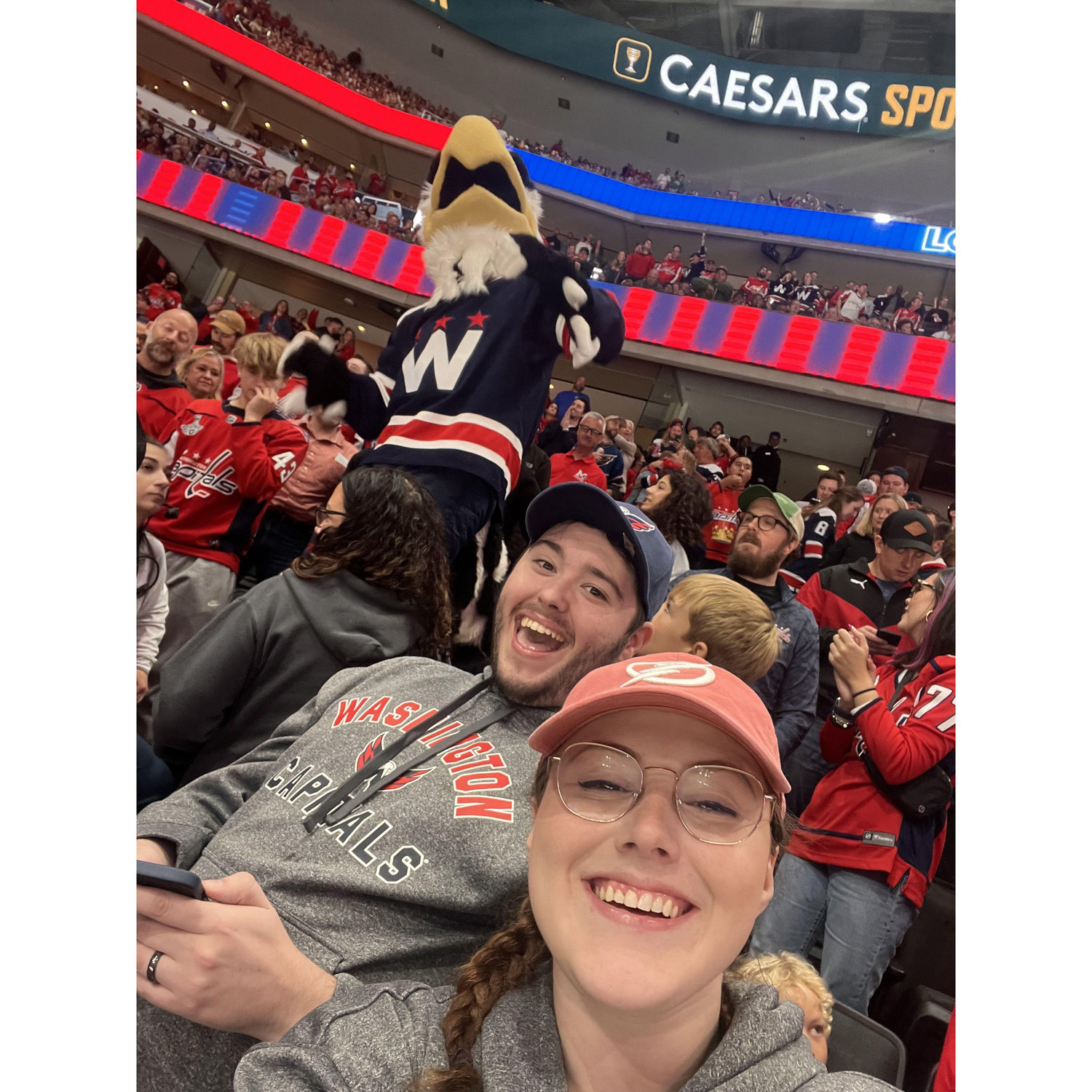 Our first Capitols game against the Bolts (go Bolts!)