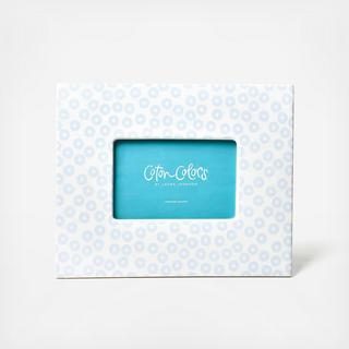 Iris Blue Pip Rectangle Frame