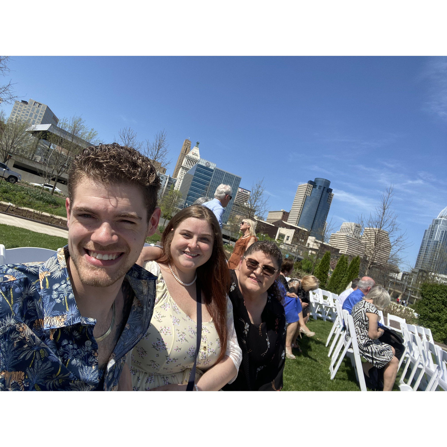 Adam's cousin, Matthew’s wedding — Cincinnati, OH, April 23, 2022, Featuring Adam’s mother, Kim