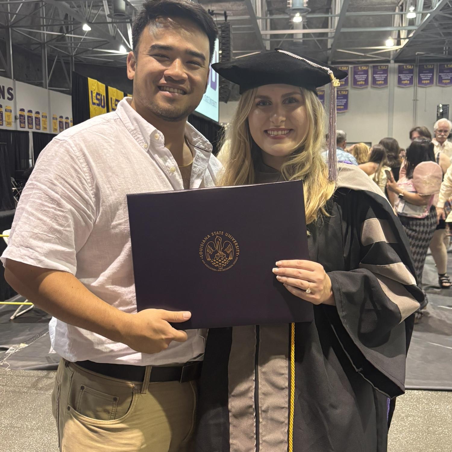 Vet school graduation, May 2025
