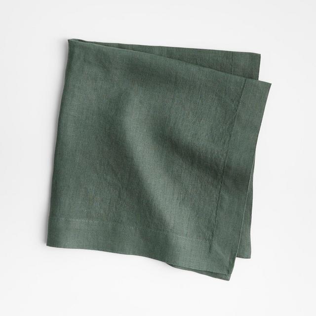 Marin Pine Green European Flax ®-Certified Linen Napkin