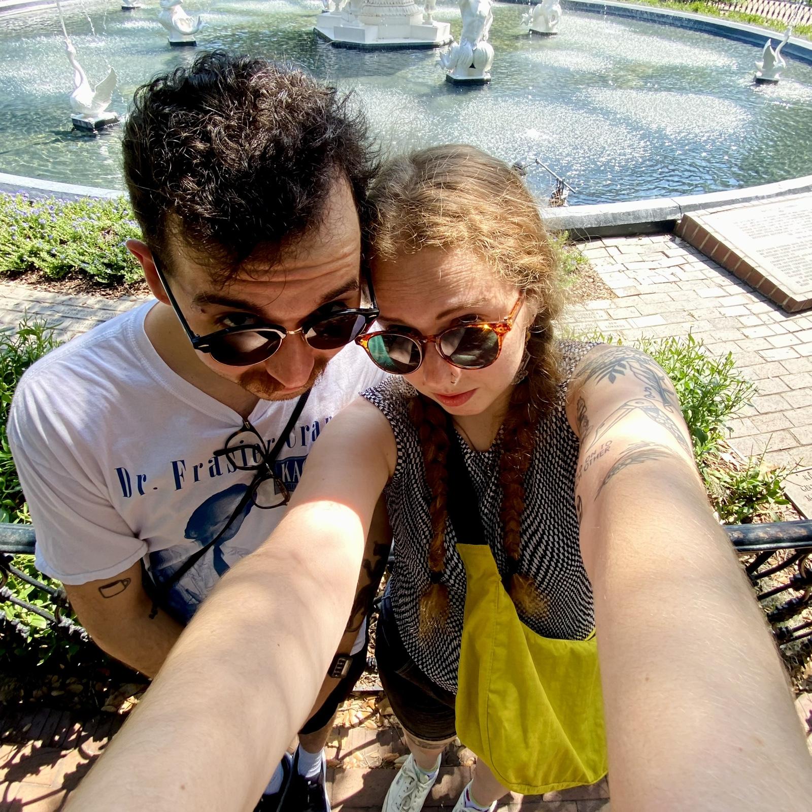 Silly selfie in Savannah, GA