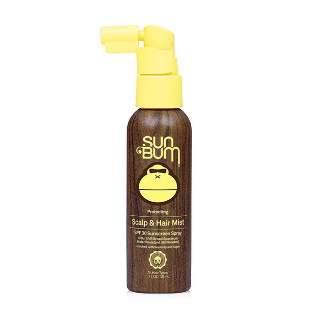 Sun Bum Original SPF 30 Sunscreen Scalp and Hair Mist I Vegan and Reef Friendly (Octinoxate Oxybenzone Free) I Broad Spectrum UVA/UVB Sunscreen Spray with Vitamin E I 2 OZ