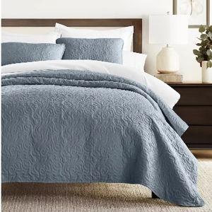 Home Collection All Season Floral Quilt Set with Shams
