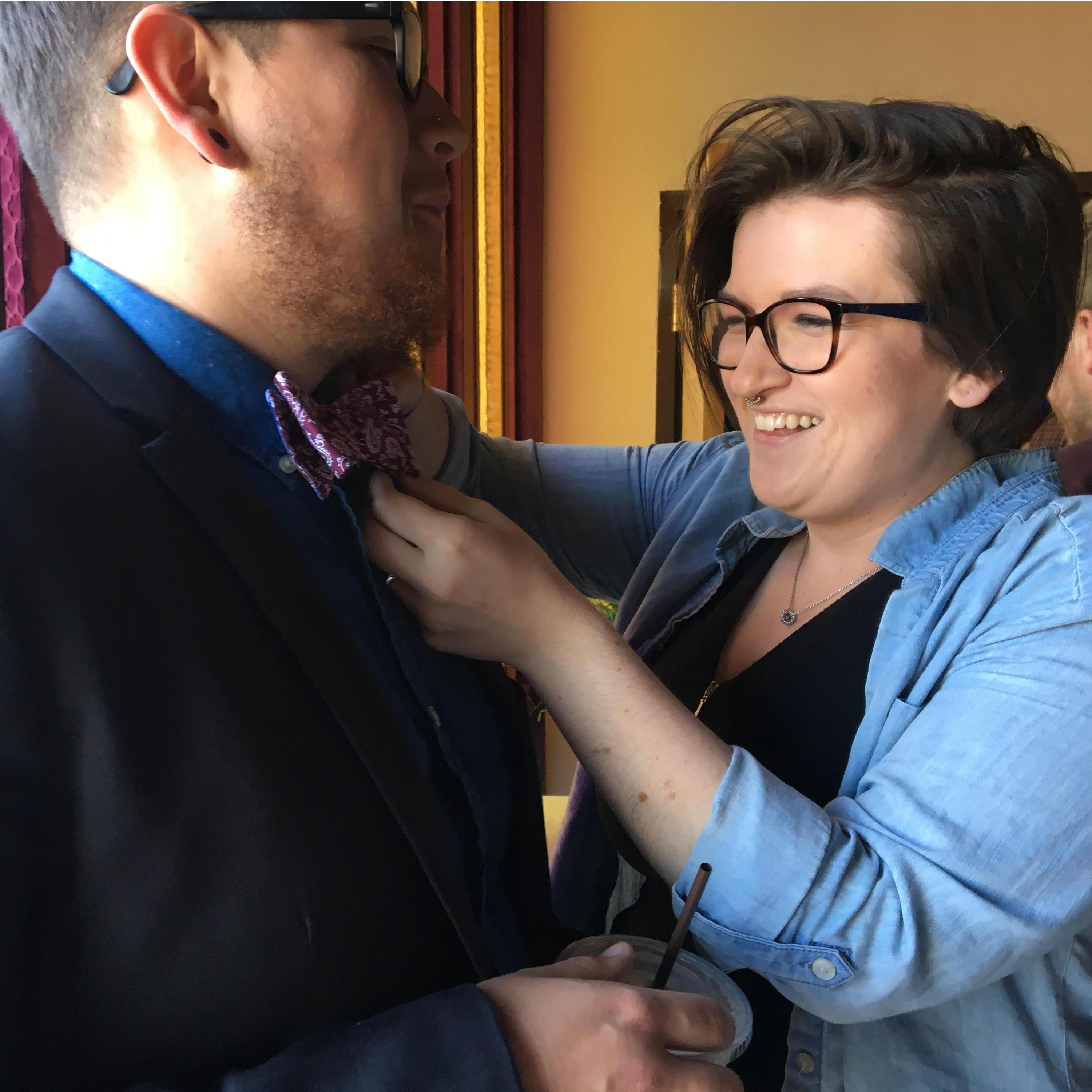 Can't wait to see him in a bowtie on our special day!